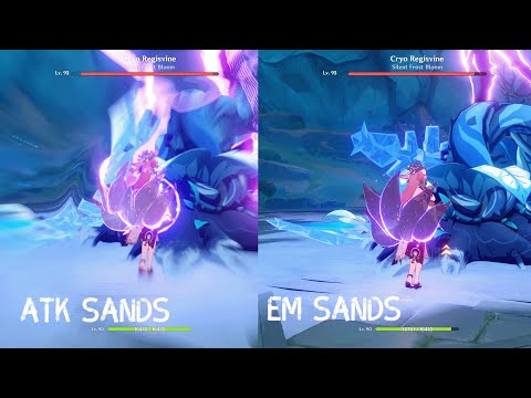 Yae Miko Atk Vs EM Sands || Genshin Impact