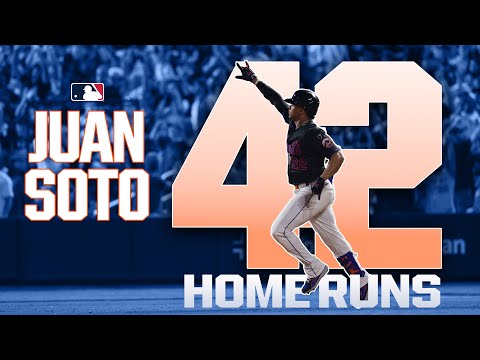 NEW CAREER HIGH! 🤩 All 42 of Juan Soto's home runs for the New York Mets this season! 🍎