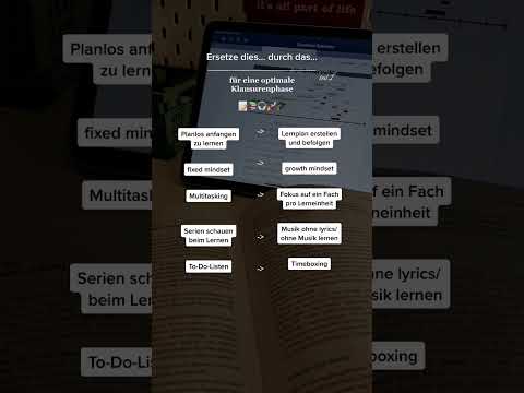 Optimale Klausurenphase #schule #lernen #schultipps #lerntipps #klausur #klausurenphase