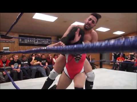 Tornado DDT To The Floor! - Sonya Strong vs. Anthony Gangone - Limitless Wrestling (Intergender)