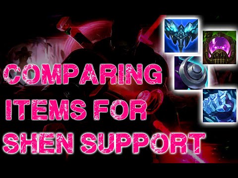 SHEN SUPPORT: Comparing 4 different items in support role | 2022