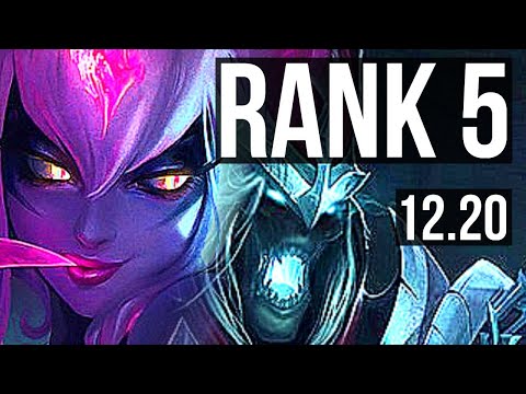 EVE vs KARTHUS (JNG) | Rank 1 Eve, Rank 5, 6/1/4 | EUW Challenger | 12.20
