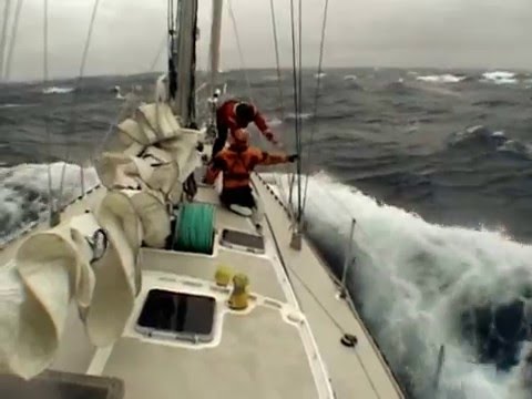 Blizzard Hove to in the Southern Ocean