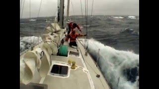 Blizzard Hove to in the Southern Ocean