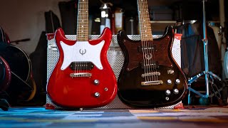 Video thumbnail for Epiphone Coronet and Wilshire: Save $7000 by not buying a vintage one! by Living Room GD