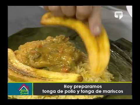 Hoy preparamos tonga de pollo y tonga de mariscos