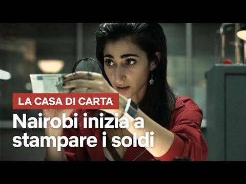 NAIROBI stampa i soldi ne LA CASA DI CARTA | Netflix Italia