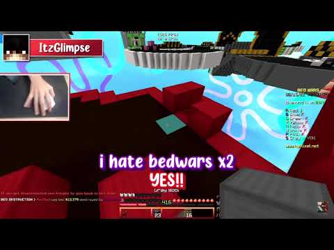 ItzGlimpse destroys Fiizy in bedwars...