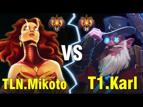 Mikoto Lina vs Karl Sniper: Immortal Midlane Battle in 7.37e