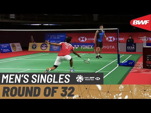 TOYOTA Thailand Open | Day 1: Lee Zii Jia (MAS) [8] vs. Sameer Verma (IND)
