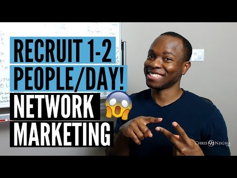 How to Recruit 1-2 People per Day In Your Network Marketing Business - 3 Simple Steps