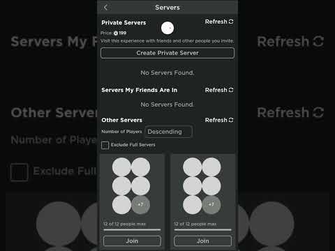 Роблокс Добавить Поиск Пустых Серверов Без Расширений | Roblox