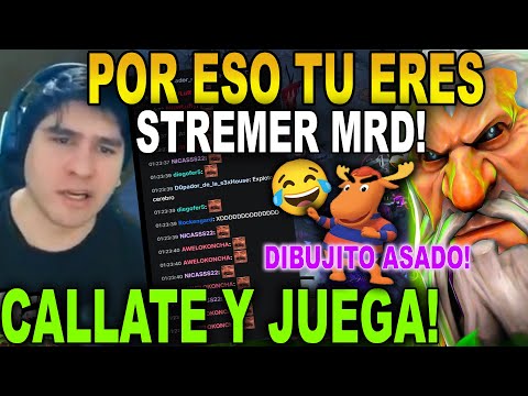 🤣DIBUJITO SE ACHORA!🤣 BENJAZ VUELVE AL DOTA PARA SER FLAMEADO POR UN DIBUJITO TRYHARD! DOTA 2