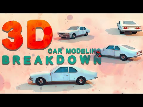 Simple 3D Car Modeling Breakdown | Opel Manta 1970