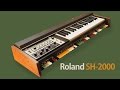 ROLAND SH-2000 Analog Synthesizer 1974 | HD ...