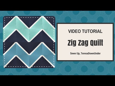 Video tutorial: quick and easy Zig zag quilt