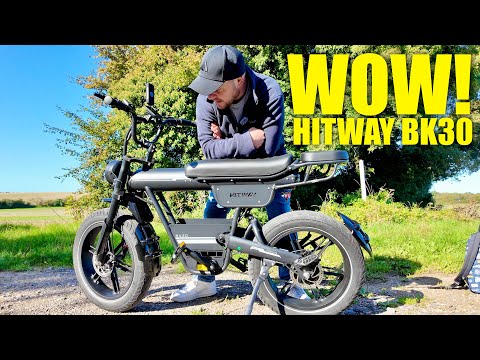 HITWAY BK30 Review | The BIGGEST BATTERY 🔋 IVE TESTED! Cafe Racers just got BETTER...