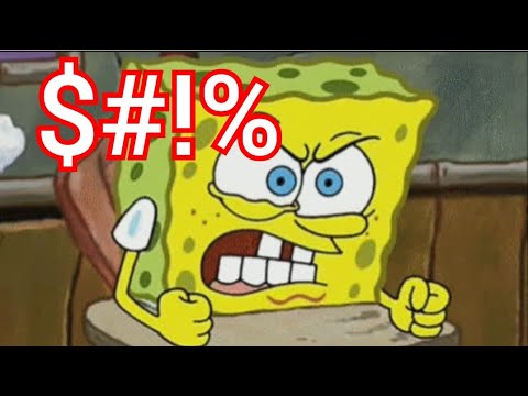 Spongebob Squarepants Swearing On Camera *Uncensored* 2022 re-upload
