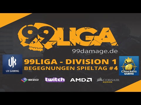 UX Gaming vs. Caseking | Spieltag 4, 99Damage Liga Saison #1 | de_train Map 2