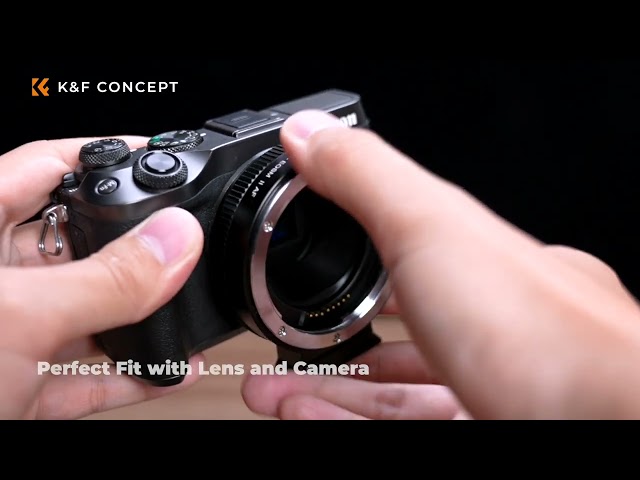 K&F Concept EF to EOS M Adapter, Auto Focus Lens Mount Adapter for Canon EF EF-S Lens and Canon EOS M Mount Cameras - KF06.519