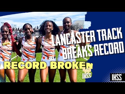 Lancaster Girls 4x100 Relay Breaks National Record with 43.77 at Midlothian Relays