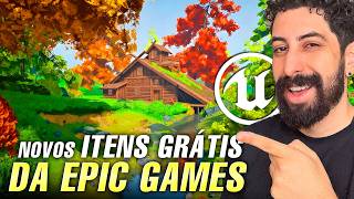 De PRESENTE!🎁Os 3 NOVO ITENS grátis dados pela Epic Games