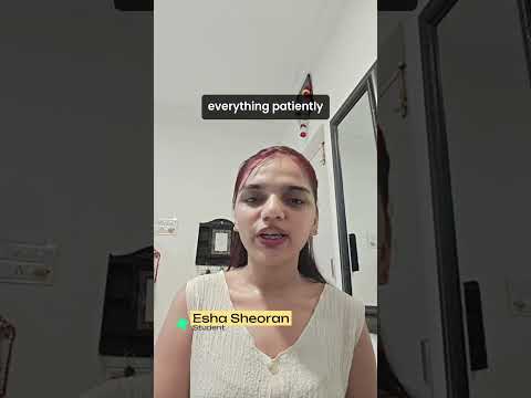 Esha Sheoran student testimonial
