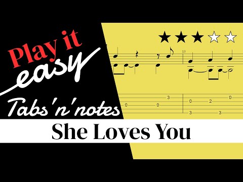 She Loves You - The Beatles guitar tab & notes