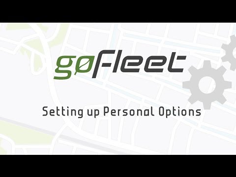 Setting Up Personal Options