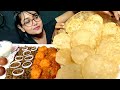Eating Poori Dum Aloo Chole Semiya Kheer Gulab Jamun Big Bites Eating Luchi Alur Dom