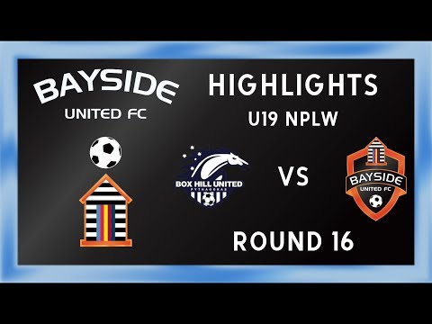 ROUND 16 2018: U19 Bayside United v Box Hill United Highlights