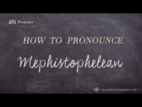 How to Pronounce Mephistophelean (Real Life Examples!)