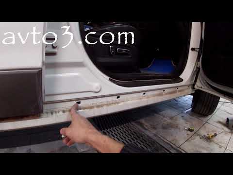 Накладки порогов Rival для Hyundai Creta 2016-н.в., нерж. сталь, с надписью, 4 ш