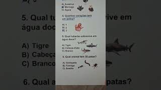 🦁 Quiz de animais para testar seus conhecimentos 🐾