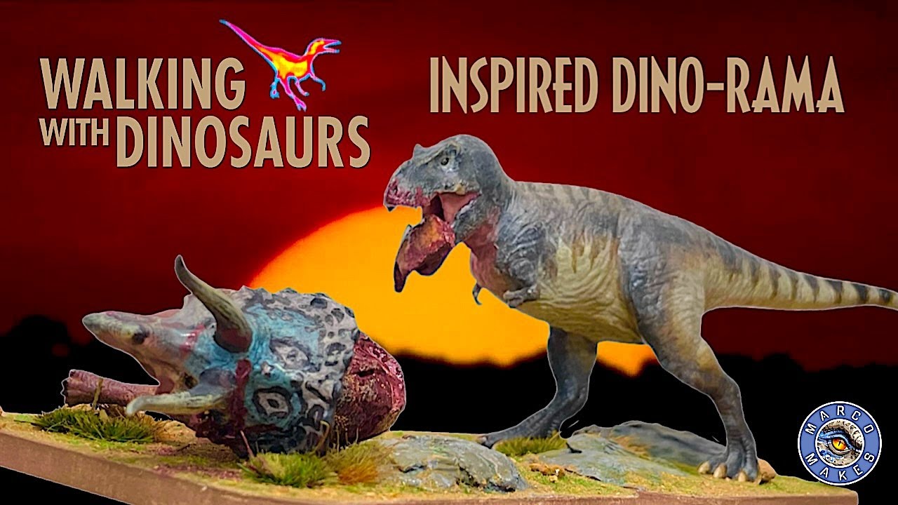 I Made a Dinosaur Diorama Inspired by Walking With Dinosaurs - Marco Makes Dinoramas
