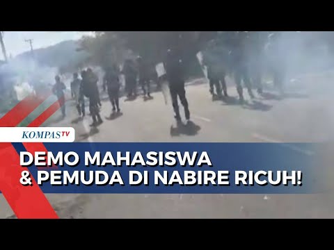 Student and Youth Demonstration in Nabire, Central Papua Ends in Chaos!