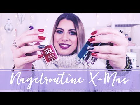 Nagelroutine & X-Mas Nägel + Verlosung (beendet) | #VioletXMas 💜