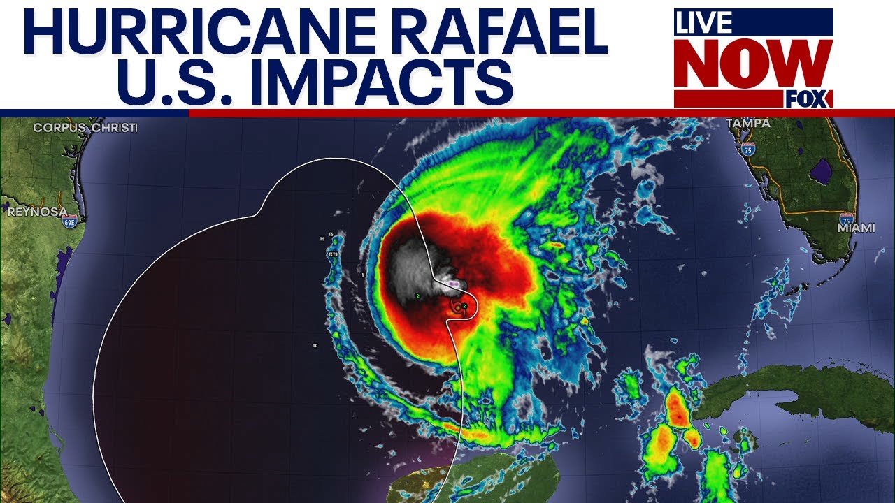 Hurricane Rafael moves through Gulf of Mexico as rare storm | LiveNOW from FOX