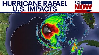 Hurricane Rafael moves through Gulf of Mexico as rare storm | LiveNOW from FOX