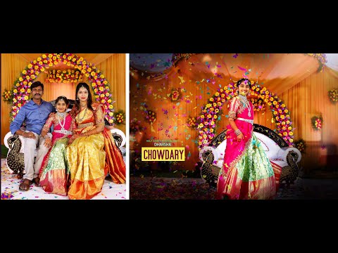 Dharsha Chowdary's Half-Saree Ceremony Full Length Video