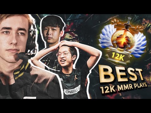 ALL 12k MMR Players with their BEST Plays In Dota 2 History