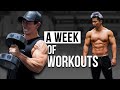 A FULL WEEK OF WORKOUTS | MY TRAINING ROUTINE EXPLAINED