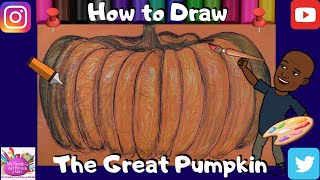 How to Draw A Pumpkin
