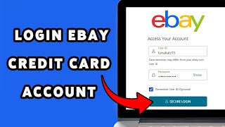 How To Login eBay Credit Card Account 2025 | eBay Card Online Sign In Guide