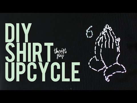 T-SHIRT UPCYCLE & DIY EMBROIDERY  | THE SORRY GIRLS