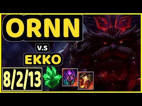 NIGHT (ORNN) vs EKKO - 8/2/13 KDA TOP GAMEPLAY - EUW Ranked MASTER