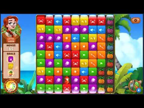 Lost Island Blast Adventure Level 1028 - NO BOOSTERS 🏝️ | SKILLGAMING ✔️