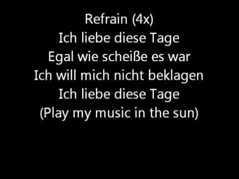 Ich liebe diese Tage -Kris- Lyrics! Offical Music