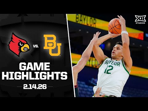 #24 Louisville vs. Baylor Game Highlights | 2025-26 Big 12 Men’s Basketball
