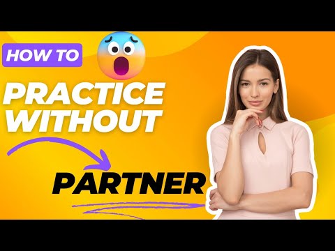 Just enjoy the Eng language.Talk about yourself .practice English without partner.Speak and improve.